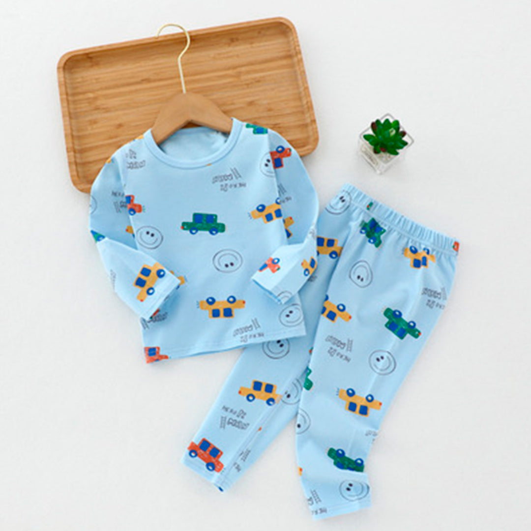 Pijama 2 piezas Coche Azul