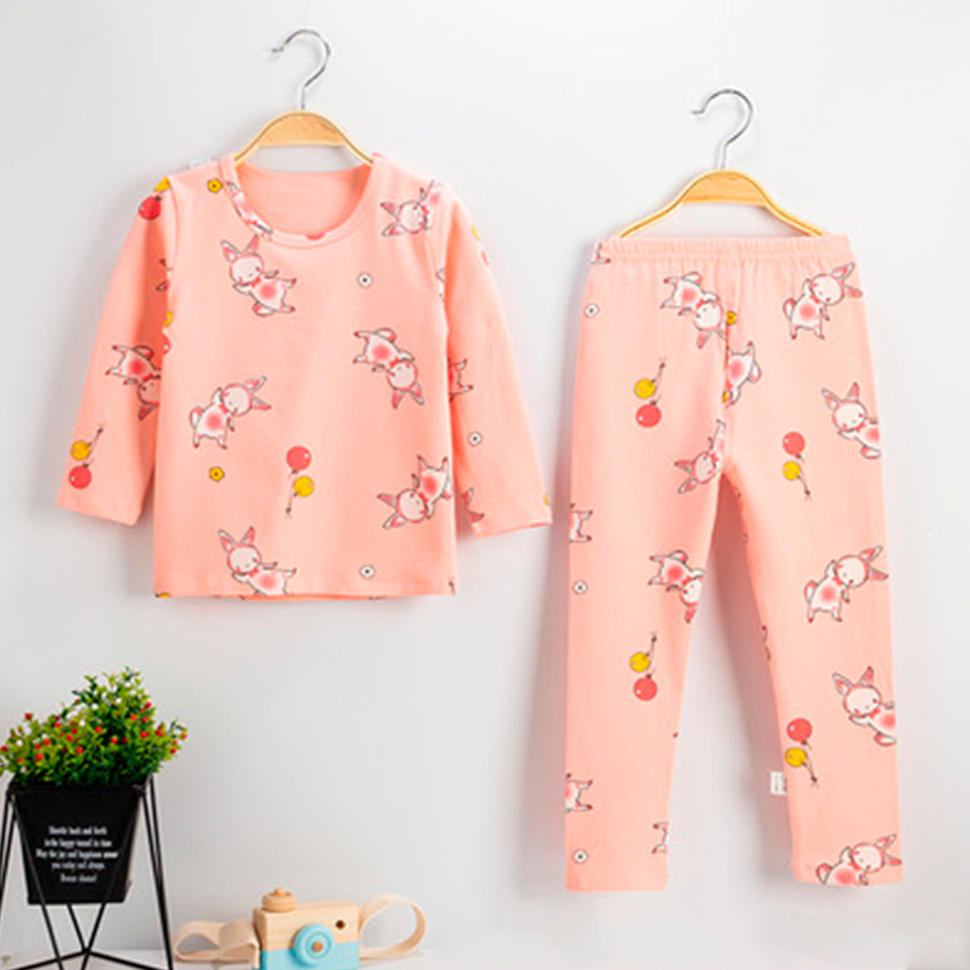 Conjunto de pijama de 2 piezas Conejos y Globos