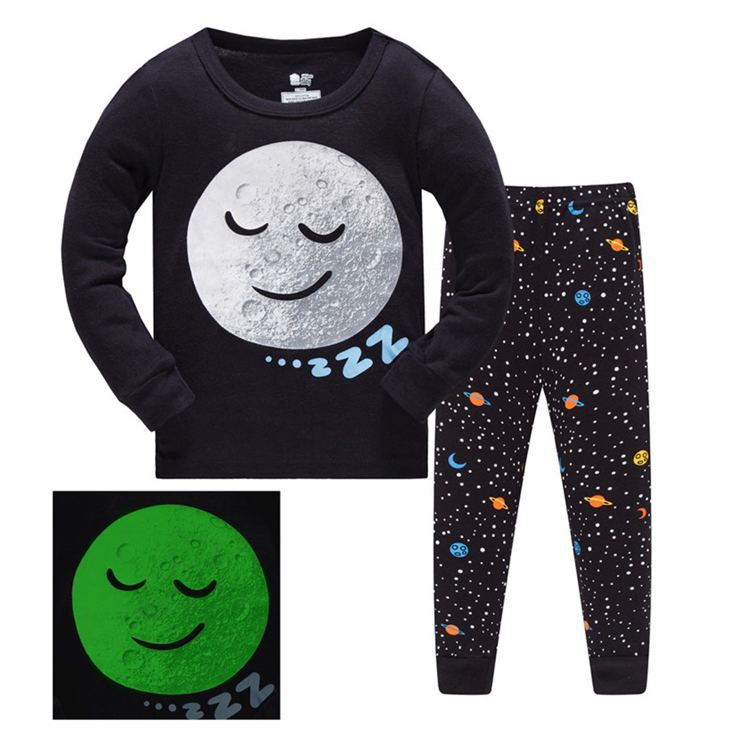 Pijama Luna que brilla en la oscuridad