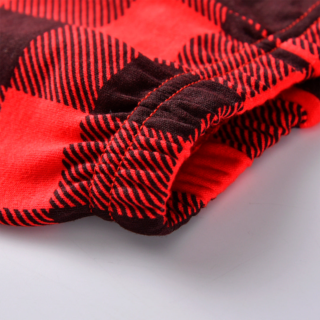 Pijama de renos navideños de dos piezas