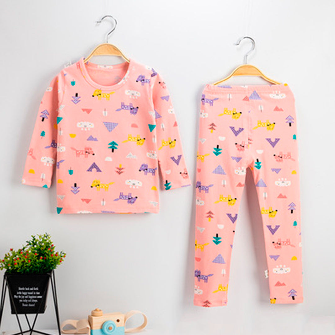 Conjunto de pijama de 2 piezas zorro